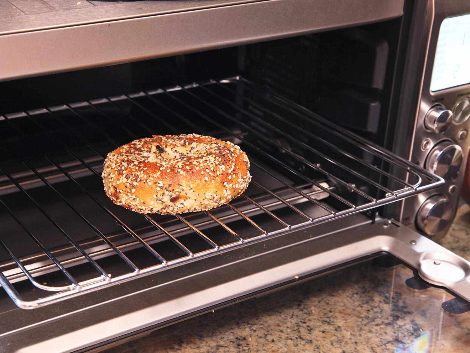 How to Toast a Bagel in the Oven