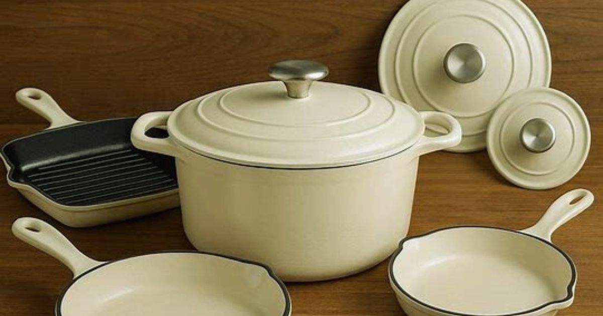 best rated cast iron cookware sets (6-Piece Premium)