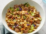 Egg Roll in a Bowl With Coleslaw Mix